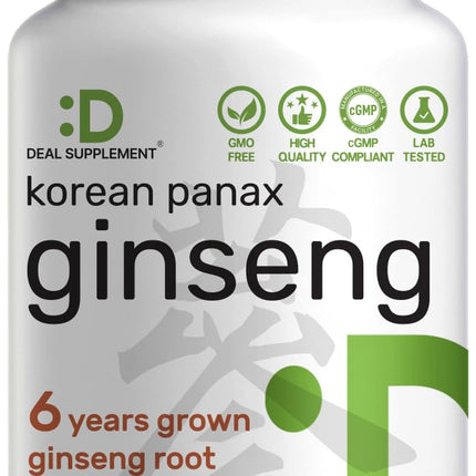 DEAL SUPPLEMENT Korean Red Panax Ginseng Root Extract, 240 Softgels