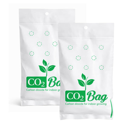 CO2BAG® M 2-Pack - Natural CO2 Generator for Grow Tents & Greenhouses | Value Bundle for Double Coverage | Boosts Plant Growth, Yield & Harvest Speed | Organic Hydroponic Supplement | Maintenance-Free