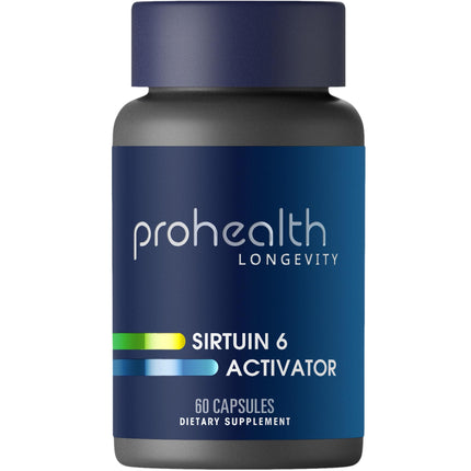 ProHealth Sirtuin 6 Activator | 60 Capsules | Fucoidan-Rich Seaweed Extract to Activate SIRT6 for Longevity, DNA & Cellular Support | Triple Lab-Tested, GMP-Manufactured in USA
