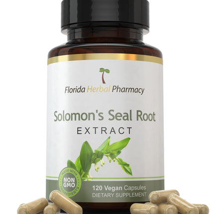 Florida Herbal Pharmacy, Solomon's Seal Extract Supplement Capsules 10:1 (120 Capsules), 1000 mg Serving