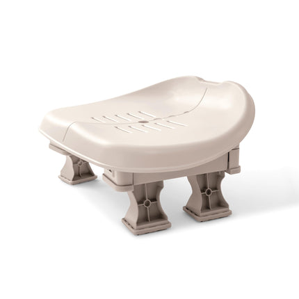 Intex 28502E PureSpa Slip Resisting Removable Countoured Inflatable Hot Tub Spa Seat Accessory with Adjustable Height for All PureSpa Models, Beige