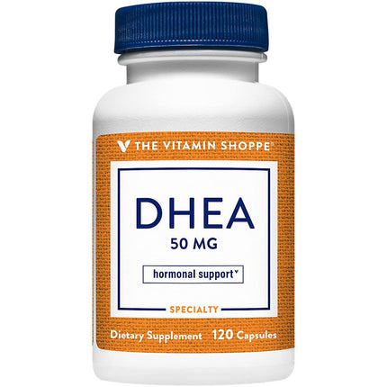The Vitamin Shoppe DHEA 50MG, Hormonal and Healthy Aging (120 Capsules)