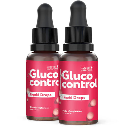 GlucoControl–Daily Liquid Botanical Supplement with Chromium, Maca Root Extract, Grape Seed & Plant Extracts – Clean, Stimulant-Free Formula – Non-GMO, Made in USA - 2 fl oz (60 mL), 2 Month Supply