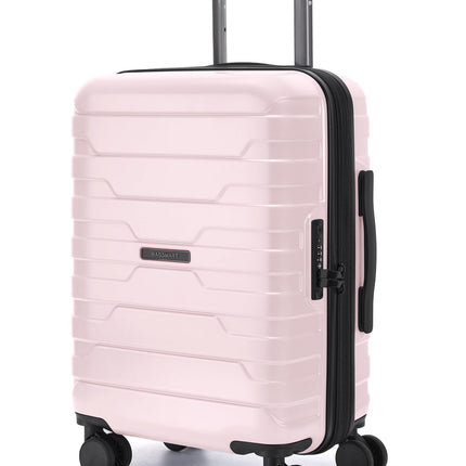 BAGSMART Carry On Luggage 22x14x9 Airline Approved with Spinner Wheels,Lightweight 20 Inch Luggage with TSA Lock,Expandable Hard Shell Carry On Suitcases for Men Women,Pink