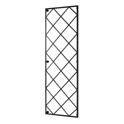 Giant Wall Trellis, 8 Foot Tall (96” high by 32” Wide), for Outdoor Climbing Plants, Sturdy Rectangular Shaped Metal Frame with Lattice Design