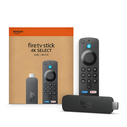 Amazon Fire TV Stick 4K Select, start streaming in 4K, AI-powered search, and free & live TV, find shows faster with Alexa+