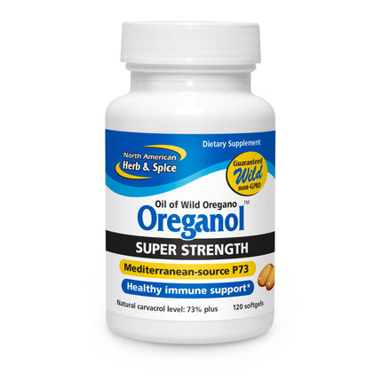 NORTH AMERICAN HERB & SPICE Super Strength Oreganol P73 - Pack of 3, 120 Softgels - Immune System Support - Non-GMO, Vegan Friendly - 360 Total Servings