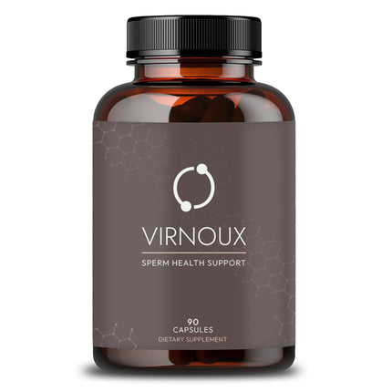 Virnoux - Boost Sperm Count, Motility & Volume – Male Fertility Prenatal Vitamins for Men | Doctor-Formulated Sperm Health Support for Conception | USA Made, Gluten-Free | 30-Day Supply