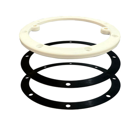 GOETAS WG1048B 7 7/8" Drain Ring & Main Drain Securing Frame & SP1048D Gasket Compatible with Hyawar Out Suction Outlet Drain Ring & Gasket (Securing Frame: 1pcs & Gaskets: 2pcs)