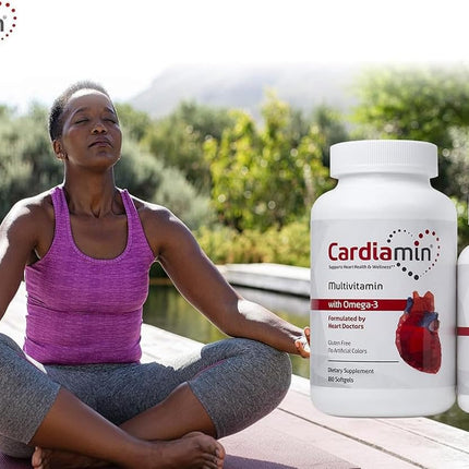 Corceuticals Cardiamin Heart Health and General Wellness Multivitamins 180 Softgels, 90-Day Supply