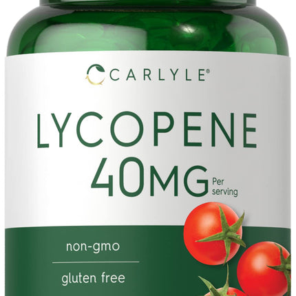 Carlyle Lycopene 40mg | 120 Softgels | Naturally-Occurring Carotenoid | Non-GMO & Gluten Free Supplement