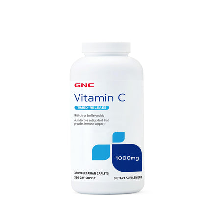 GNC Vitamin C 1000mg Supplement, Timed Release, Provides Immune Support, 360 Servings