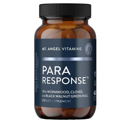 Mt. Angel Vitamins - para Response | Intestinal Health Support, Digestive Aid| Black Walnut Wormwood | Non-GMO, Vegan, 60 Vegetarian Capsules