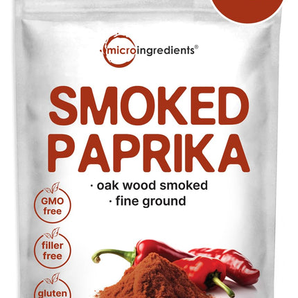 Smoked Paprika Powder, 4 lb (64 oz) | Premium Spanish Source | Sweet & Smoky Flavor | Great for Marinades, Meats & Dressings | Additive Free, Non-GMO, Bulk Supply