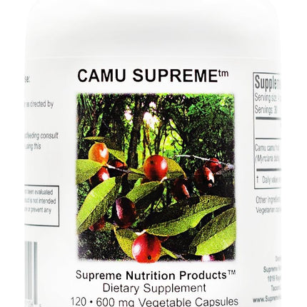 Supreme Nutrition Camu Supreme, 120 Pure Camu Camu Fruit Vegetarian Capsules