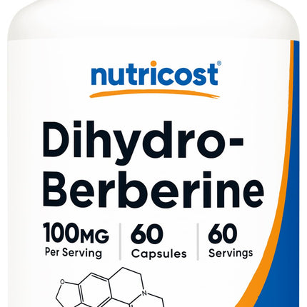 Nutricost Dihydroberberine Capsules (100mg, 60 Capsules) - More Bioavailable Metabolite of Berberine
