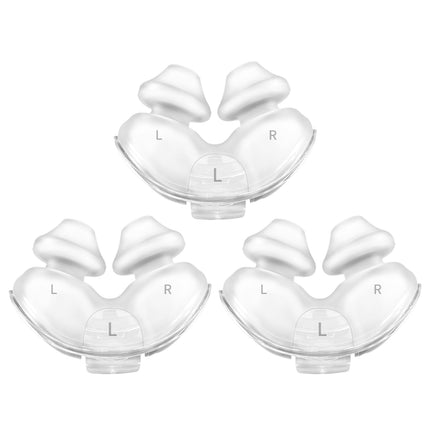 Replacement Nasal Pillows for ResMed Airfit P10, Ultra-Soft Silicone, Gentle Fit, Comfortable Seal, Replacement CPAP Supplie, 3 Packs (Large)