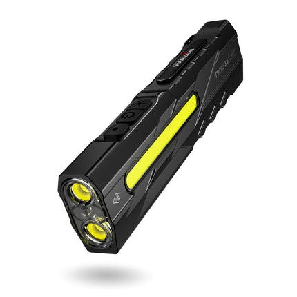 WARSUN T9PRO Pocket Flashlight Rechargeable, 1500 Lumen EDC Flashlight with Magnet Base and Clip, Compact Work Light for Dog Walking, Camping, Car Repair, Home Repair, Power Outages and Everyday Carry