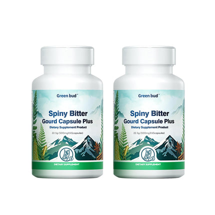 Kreain Nature Spiny Bitter Gourd Capsule Plus - with Bitter Melon & Cinnamon - Metabolic Support for Men & Women - Vegetarian, Non-GMO - 45 Capsules, 2-Pack
