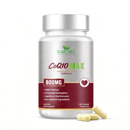 Sundhed Natural CoQ10 Powerful Antioxidant (Capsules 800mg 120 Capsules)