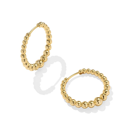 Kendra Scott Josie Huggie Earrings in 14k Gold-Plated Brass, Fashion Jewlery for Women