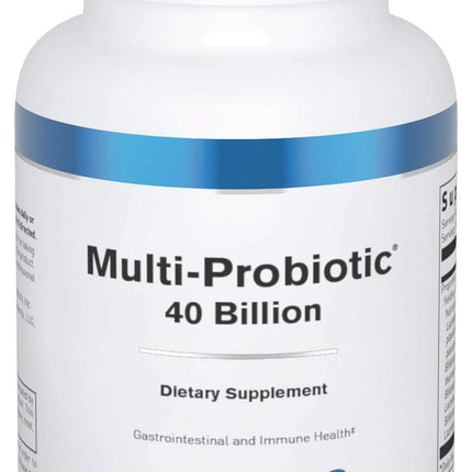Douglas Laboratories Multi-Probiotic 40 Billion | Provides Probiotics and Prebiotics to Support Gut Microflora and Immunity* | 60 Vegetarian Acid-Resistant Capsules