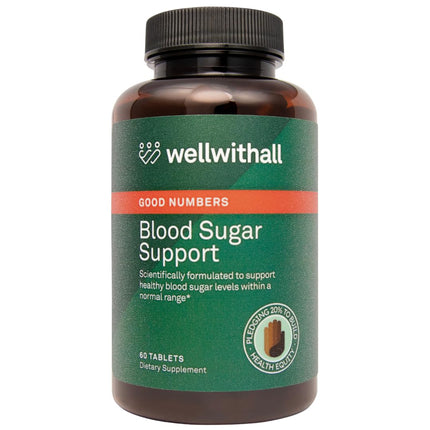 WellWithAll Glucose Metabolism & Wellness Supplement with Berberine | Supports Energy Balance & Healthy Weight | Natural Metabolic Health Formula – 60 Tablets
