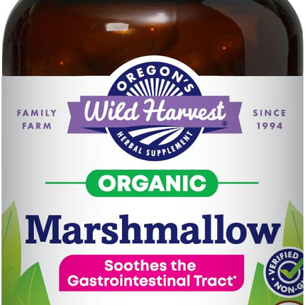 Oregon's Wild Harvest Marshmallow Organic Herbal Supplement, 90 Count