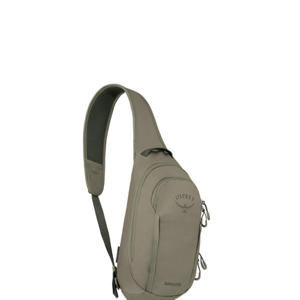 Osprey Daylite Shoulder Sling Bag – Compact Crossbody Sling Backpack for Everyday Carry, Festivals, and Travel – Lightweight, Comfortable Fit for Hands-Free Convenience, Tan Concrete