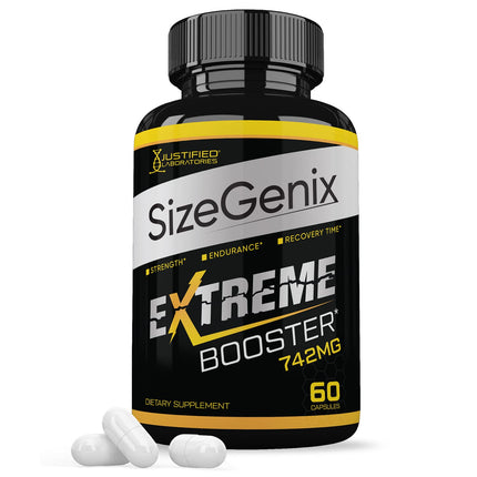 Sizegenix 742mg All Natural Advanced Formula 60 Capsules