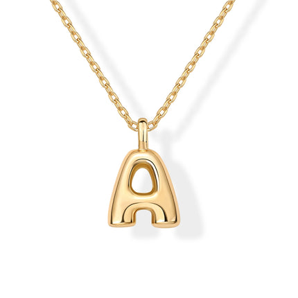 PAVOI Chunky Pendant Necklace for Women, 14K Gold Plated, Yellow Gold, A