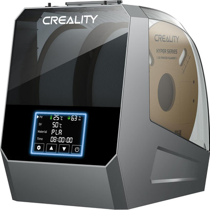 2026 New Official CREALITY Space Pi Filament Dryer Plus, 2 Spools Double 360° 160W PTC Fast Heating 3D Printer Filament Dryer Box, 4''LCD Touch Screen, One-Key Set Filament Drying for PLA PETG ABS TPU