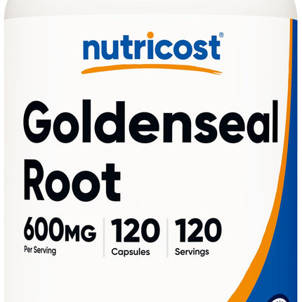 Nutricost Goldenseal Root 600mg, 120 Capsules - Non-GMO, Gluten Free, Vegetarian Capsules