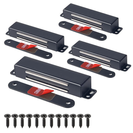 Mousike Magnetic Door Catch Heavy Duty 90lb Door Magnets with Strong Magnetic for Kitchen Cupboard Wardrobe Closet Cabinet Door Drawer Latch