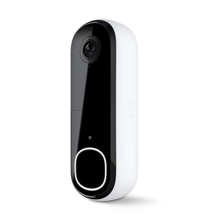 Arlo Video Doorbell 2K (2nd Gen, Latest Release), Wireless or Wired, Package Detection, Person & Vehicle Recognition, 1-Month Secure Plan, 2-Way Audio, Night Vision, Head to Toe Video View