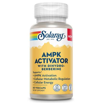 SOLARAY AMPK Activator with Dihydroberberine, Dietary Supplement, 60 Count