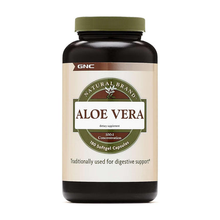 GNC Natural Brand Aloe Vera SoftGel Capsules