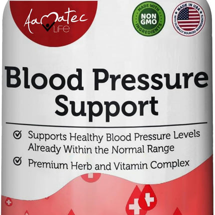 AAMATEC LIFE Blood Pressure Support Supplement 90 Capsules