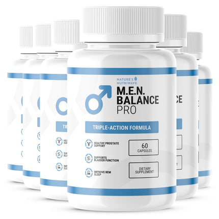 Men Balance Pro – Plant-Based Men’s Formula – Natural Capsules with Vitamins, Minerals & Botanical Extracts – Made in USA, Non-GMO, Vegetarian,GMP-Certified – 60 Capsules , 6 Month Supply