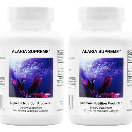 Supreme Nutrition Alaria Supreme, 90 Pure Atlantic Wakame Vegetarian Capsules (Pack of 2)