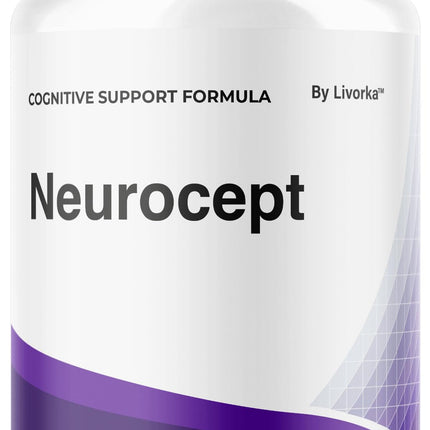 Neurocept Brain Supplement Capsules - Official Neuro cept Brain & Memory Focus Support Advanced Formula, Neurocept Pills Daily Support for Overall Health & Wellness, 60 Capsules for 1 Month