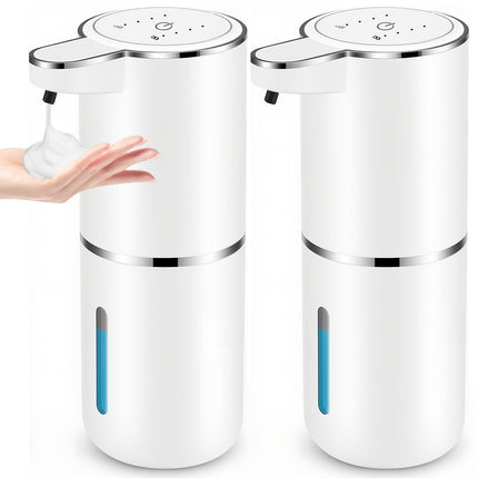 Automatic Soap Dispenser Touchless,Liquid Soap Dispenser with 4 Adjustable Levels,12.8oz USB Rechargeable and Wall Mounted,Smart Hand Soap Dispenser for Bathroom,Kitchen Sink,Dish Soap