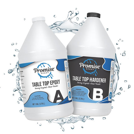 Promise Epoxy Table Top Epoxy Resin Kit 2 Gallon for Bar Top & Coatings