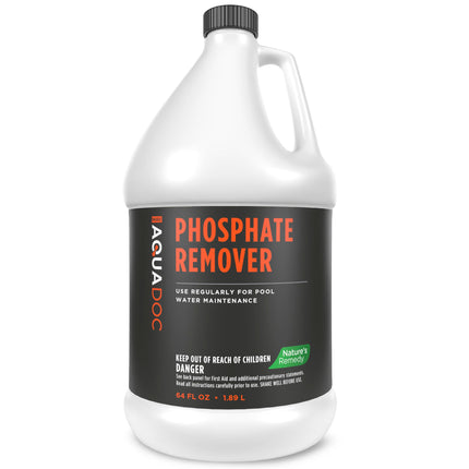 AquaDoc Pool Phosphate Remover - 64 oz - Concentrated Phosphate Remover for Pool Opening & Maintenance - Made in the USA