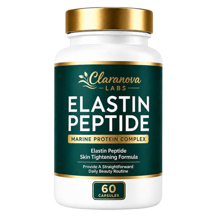 Keikeyo Elastin Peptides, Elastin Peptide Skin Tightening Formula, Marine Protein Complex, Daily Nutritional Support for Skin 60 Count (1pcs, 1)
