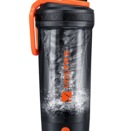 VOLTRX Electric Protein Shaker Bottle - USB Rechargeable Mixer Cup for Shakes and Meal Replacements, BPA-Free Tritan, 20oz