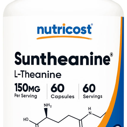 Nutricost Suntheanine (150mg) 60 Capsules - L-Theanine, Vegan, GMO-Free