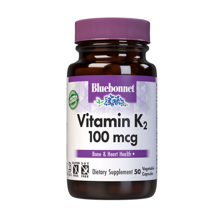 Vitamin K2 (as Menaquinone-7) (from natto extract using Bacillus subtilis) 100 mcg. Other ingredients: Kosher vegetable capsules, vegetable cellulose, vegetable magnesium stearate