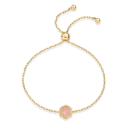 PAVOI Birthstone Dainty Solitaire Bracelet, Yellow Gold