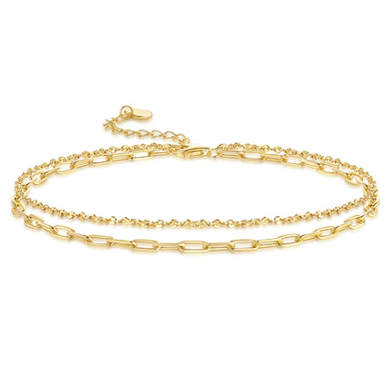 DIVAS MODE 14K Gold Anklets for Women Gold Ankle Bracelets for Women